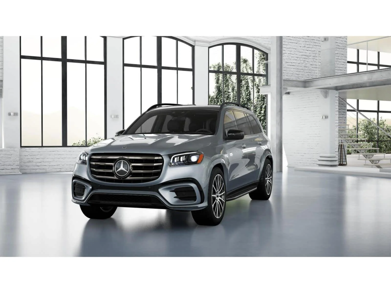 Used 2025 Cirrus Silver Metallic Mercedes-Benz GLS 580 image 40