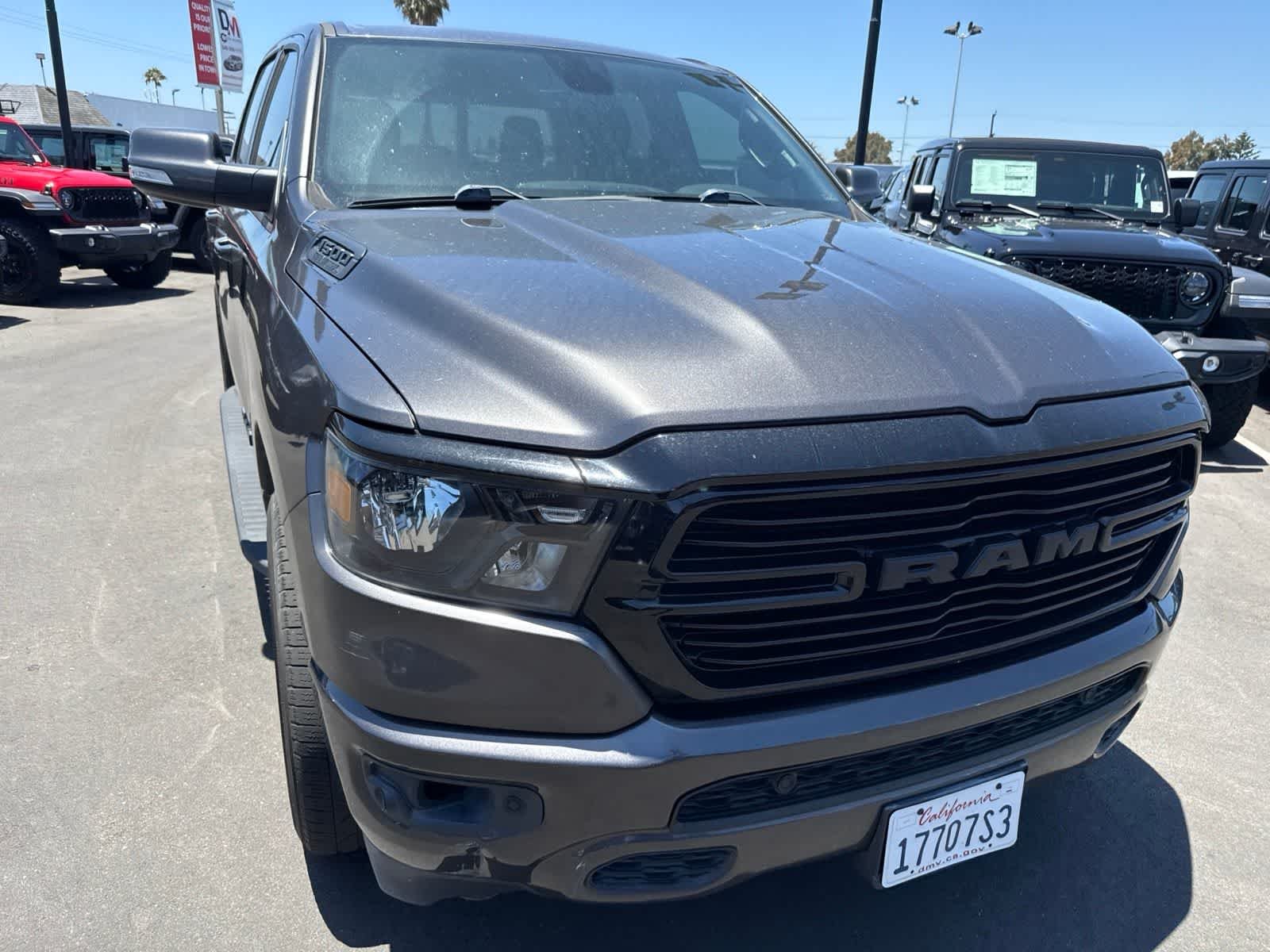 Used 2020 Granite Crystal Metallic Clearcoat Ram Big Horn image 7