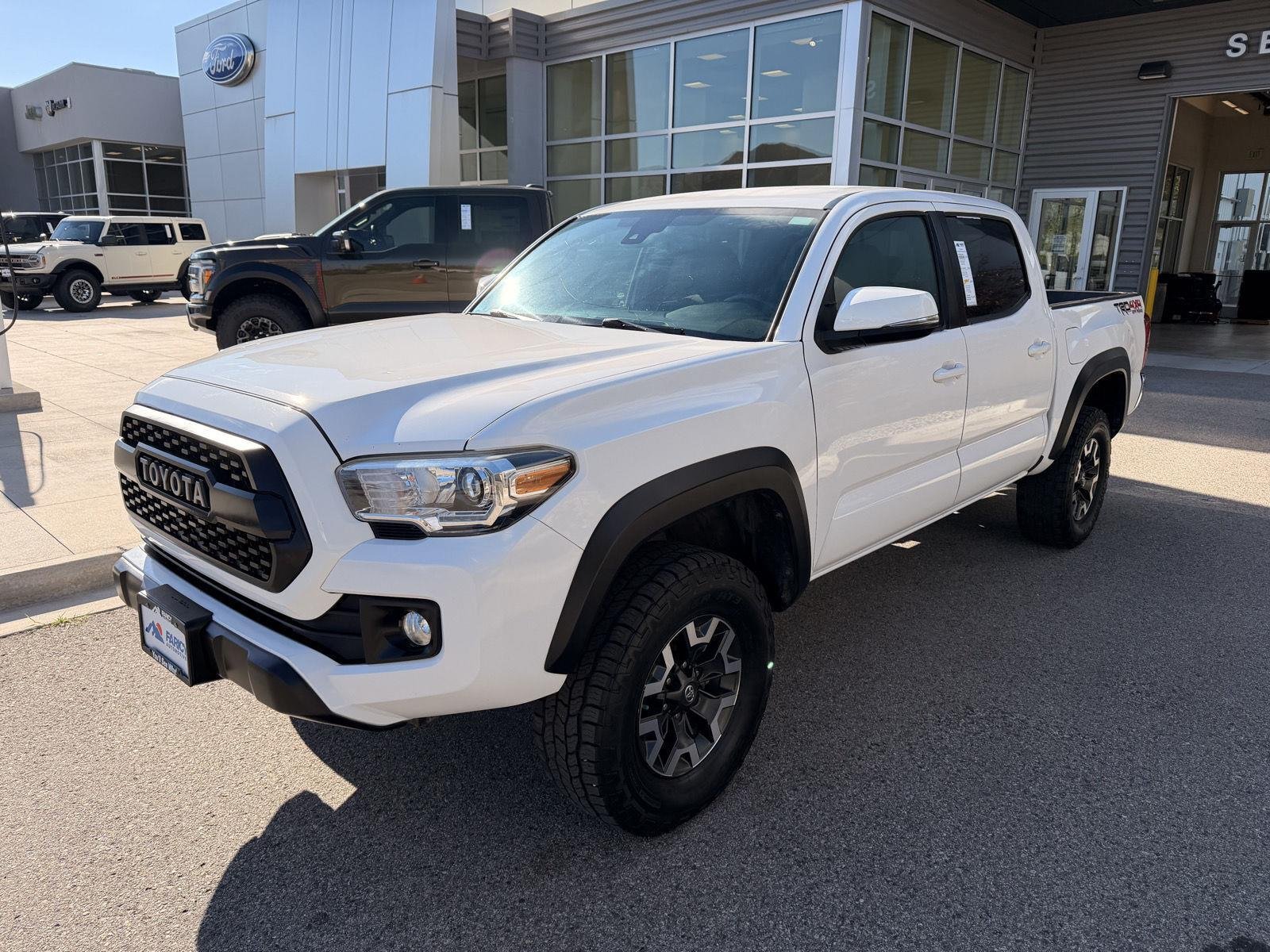 Used 2019 Super White Toyota TRD Off Road image 1