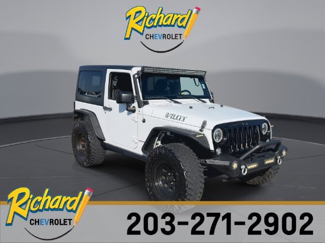 Used 2016 Jeep Wrangler Willys Wheeler with VIN 1C4AJWAG8GL209785 for sale in Cheshire, CT
