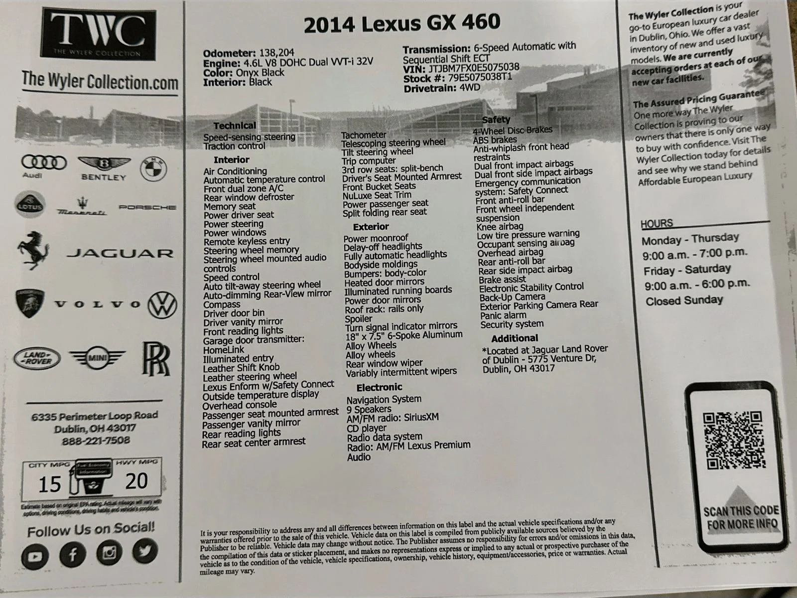 Used 2014 Black Lexus  image 47
