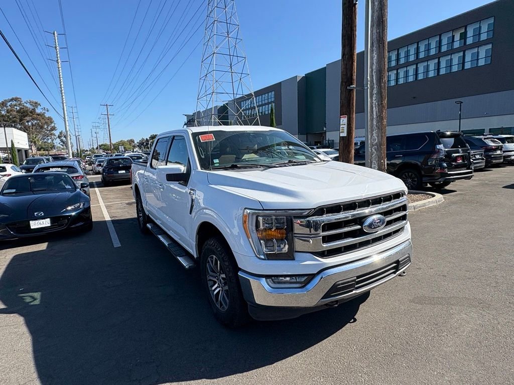 Used 2021 Oxford White Ford Lariat image 5