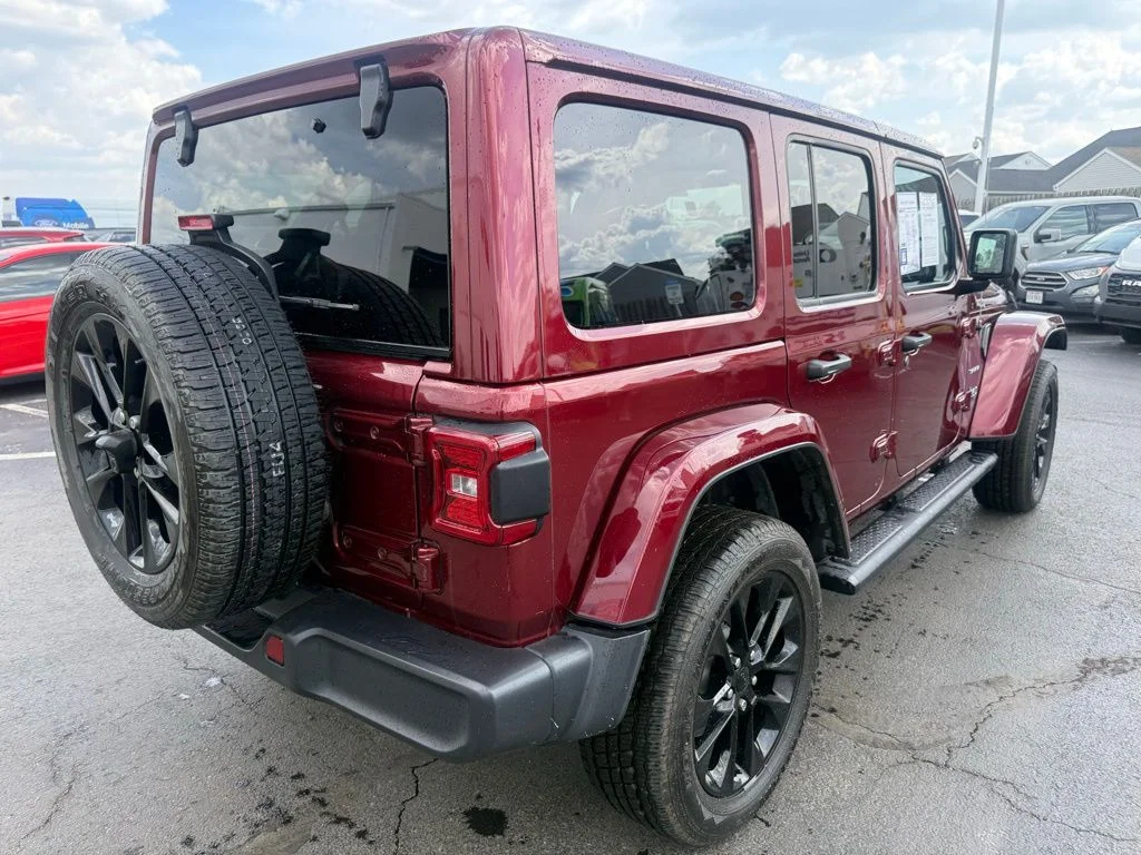 Used 2021 Red Jeep Unlimited Sahara 4xe image 6