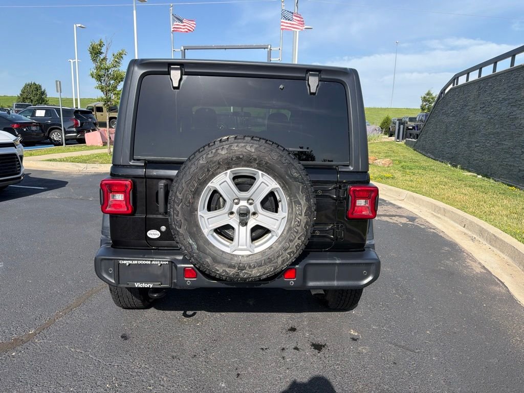 Used 2020 Black Jeep Unlimited Sport S image 6