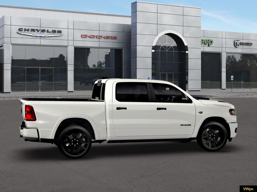 New 2026 Bright White Clear-Coat Exterior Paint RAM Laramie image 8