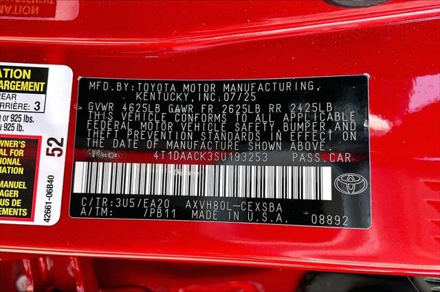 Certified Used 2025 SUPERSONIC RED Toyota  image 33