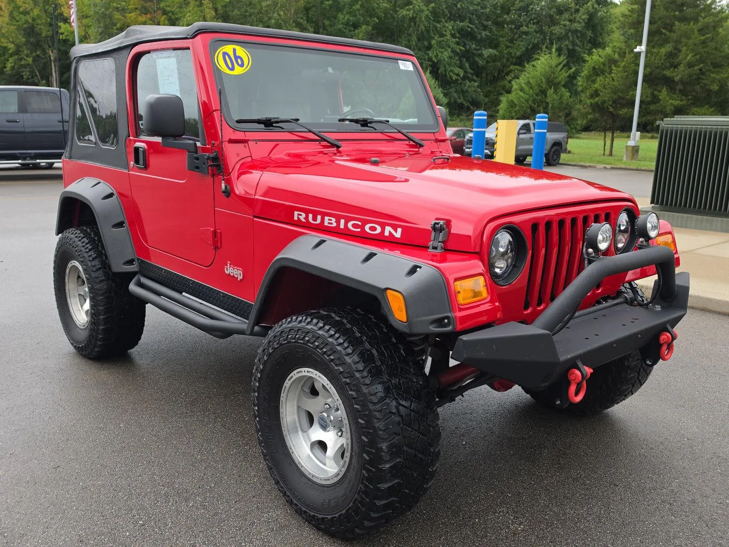 Used 2006 Flame Red Jeep Rubicon image 2