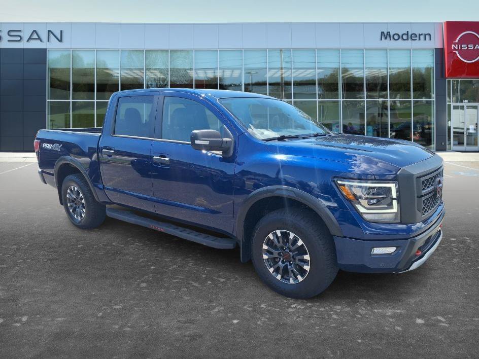 Used 2023 Deep Blue Pearl Nissan PRO-4X image 3
