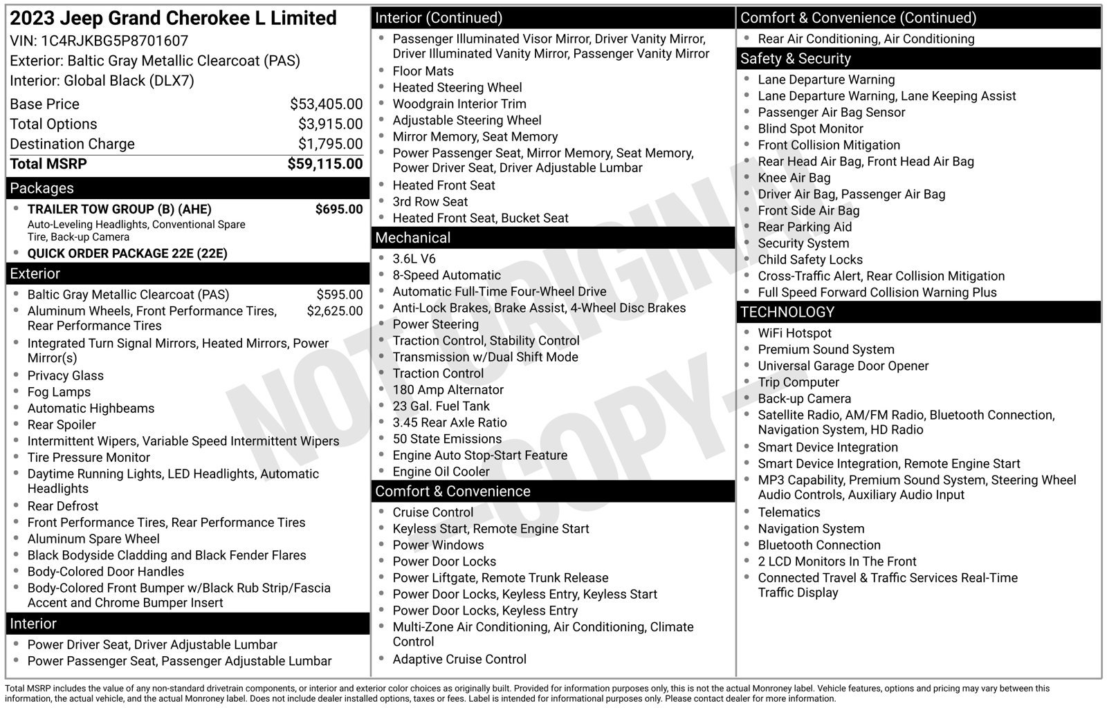 2023 Jeep Grand Cherokee L Limited - Photo 41