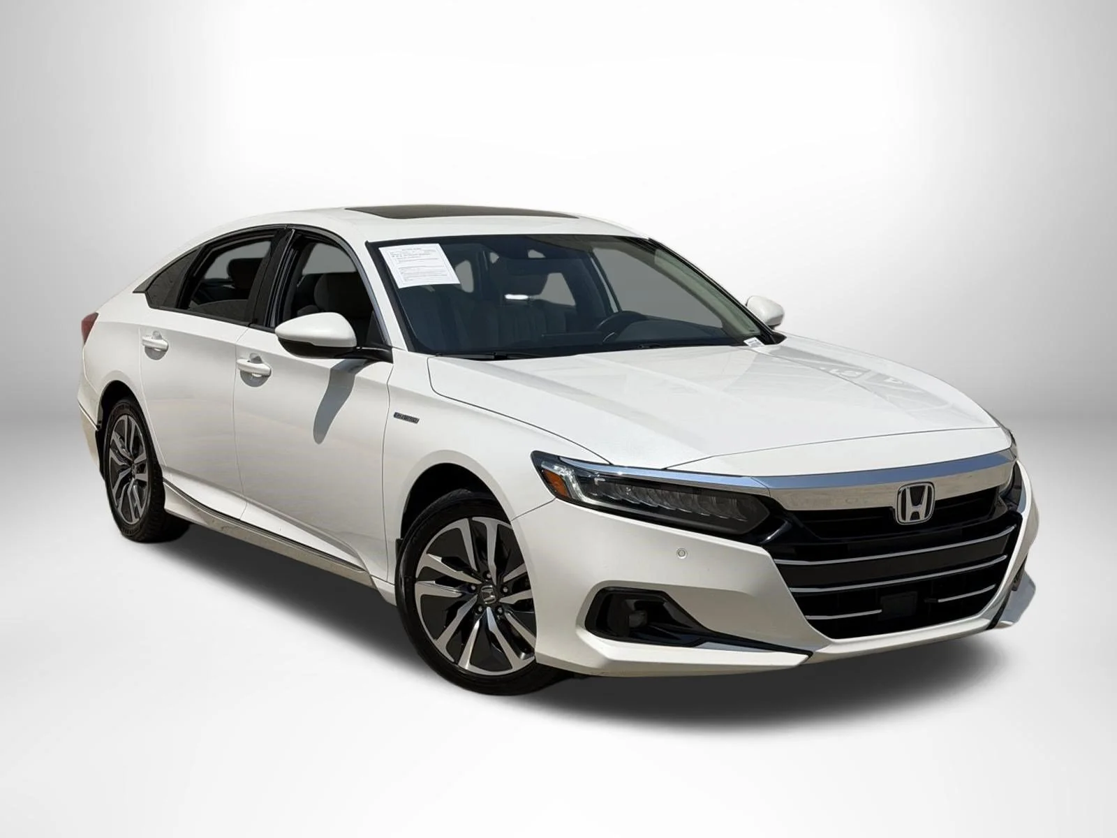 Used 2021 Platinum White Pearl Honda EX-L image 1
