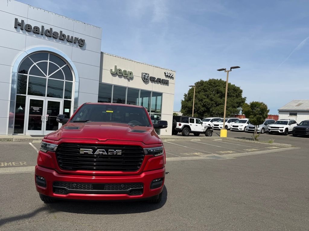 New 2026 Molten Red Pearl-Coat Exterior Paint RAM Laramie image 8