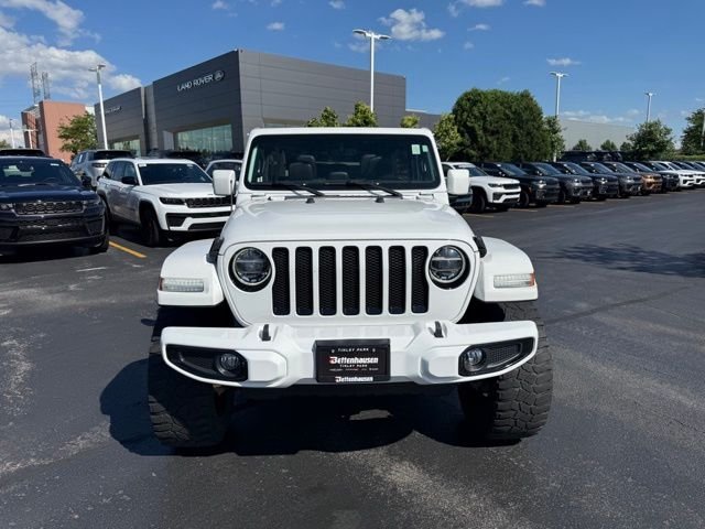 Certified Used 2021 Bright White Clearcoat Jeep Unlimited Sahara High Altitude image 7