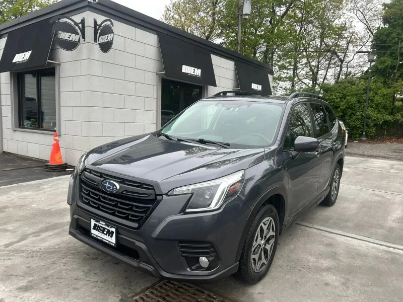 Used 2022 Gray Subaru Premium Sport Utility 4D image 1