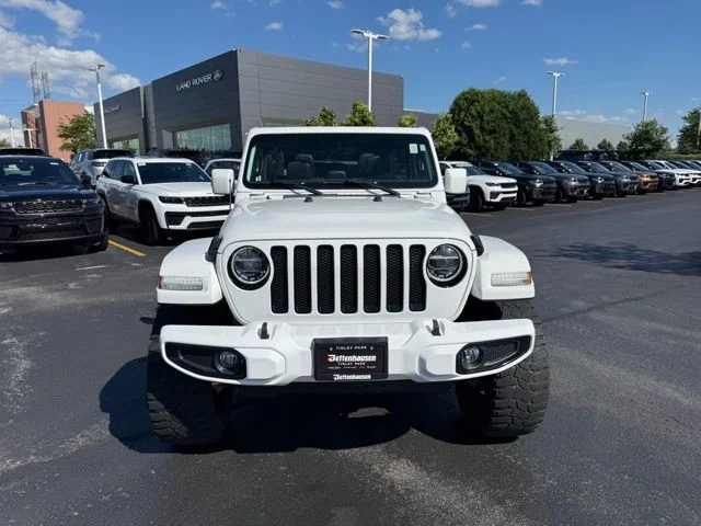 Certified Used 2021 Bright White Clearcoat Jeep Unlimited Sahara High Altitude image 7