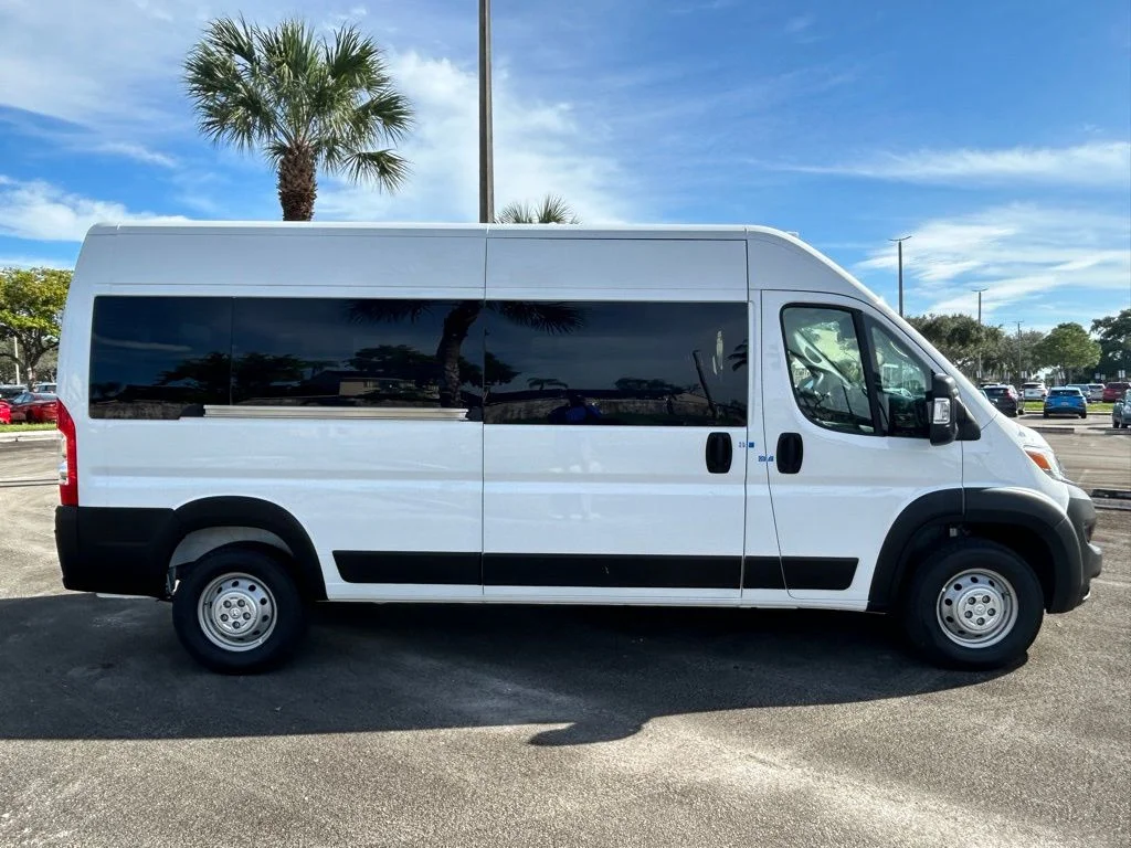 Used 2023 Bright White Clearcoat Ram High Roof image 2