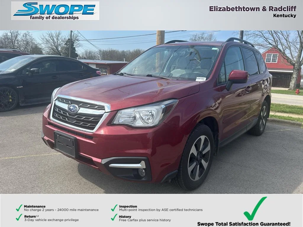 Used 2018 Subaru Forester Premium with VIN JF2SJAGC3JH598939 for sale in Radcliff, KY