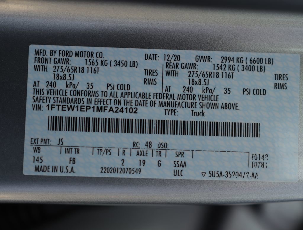 Used 2021 Iconic Silver Ford XL image 41