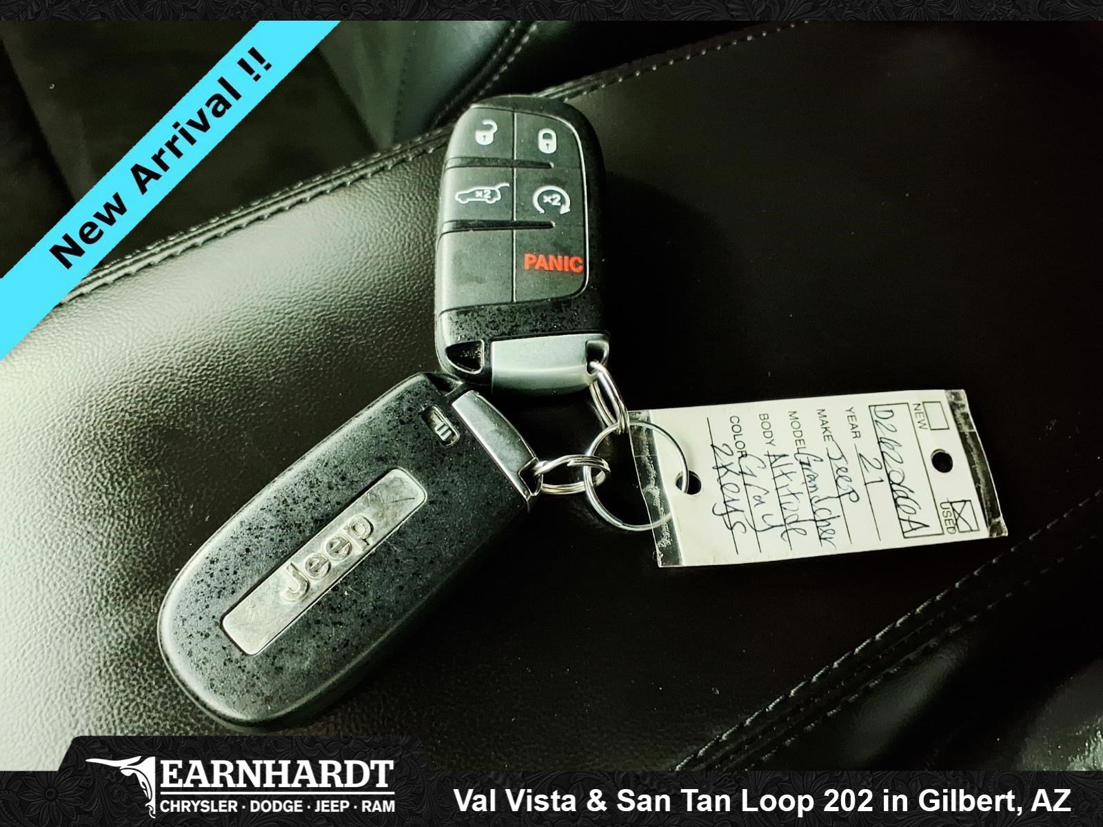 Used 2021 Sting-Gray Clearcoat Jeep Laredo X image 24