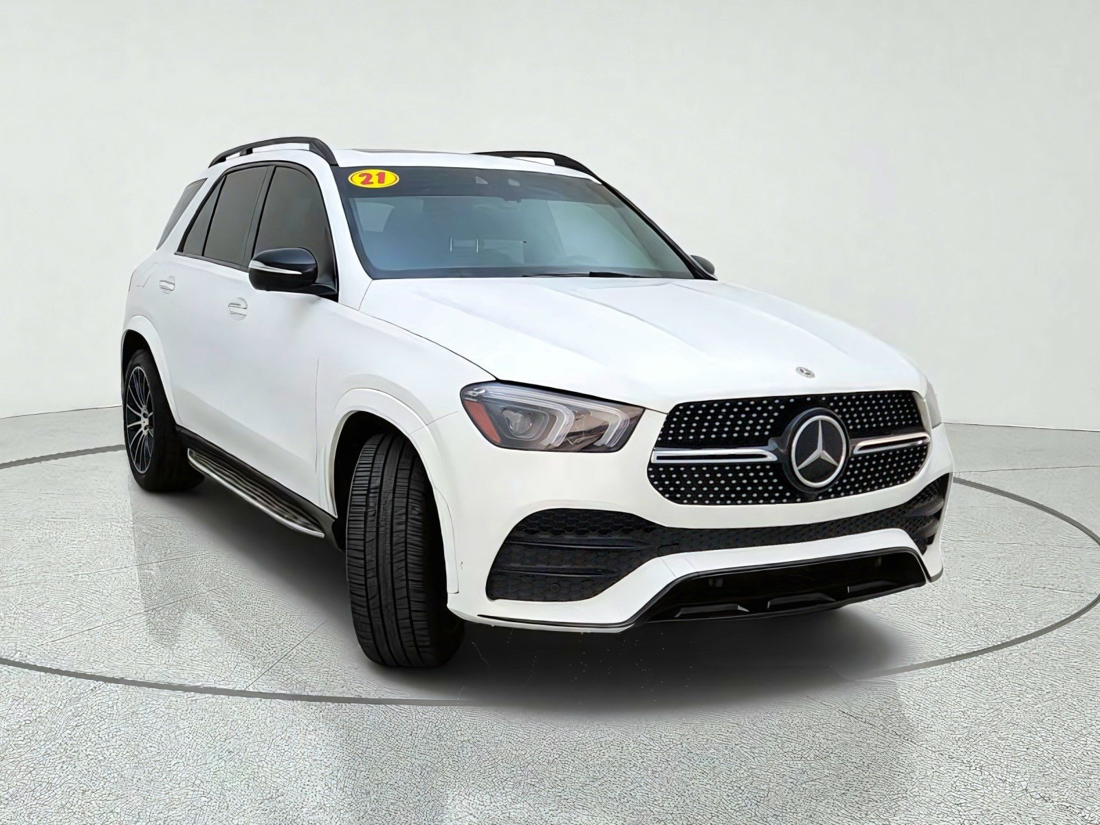 Certified Used 2021 Polar White Mercedes-Benz GLE 350 image 4