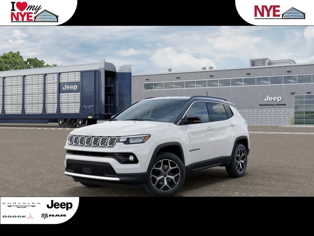 New 2026 Bright White Clear-Coat Exterior Paint Jeep Limited image 1