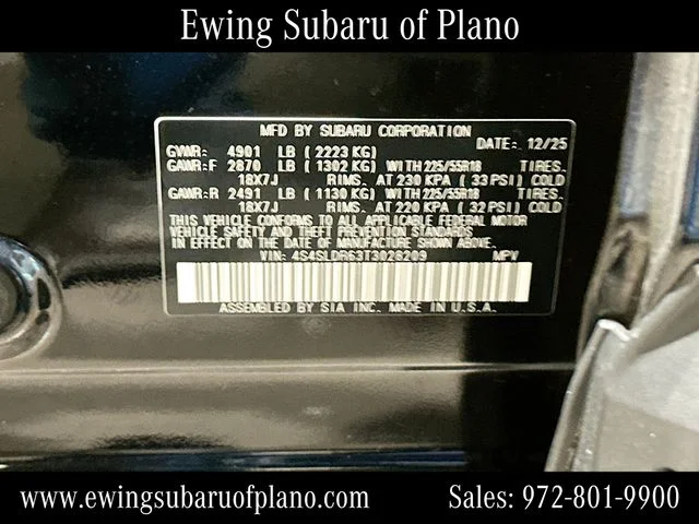 Used 2026 Black Subaru Limited image 35
