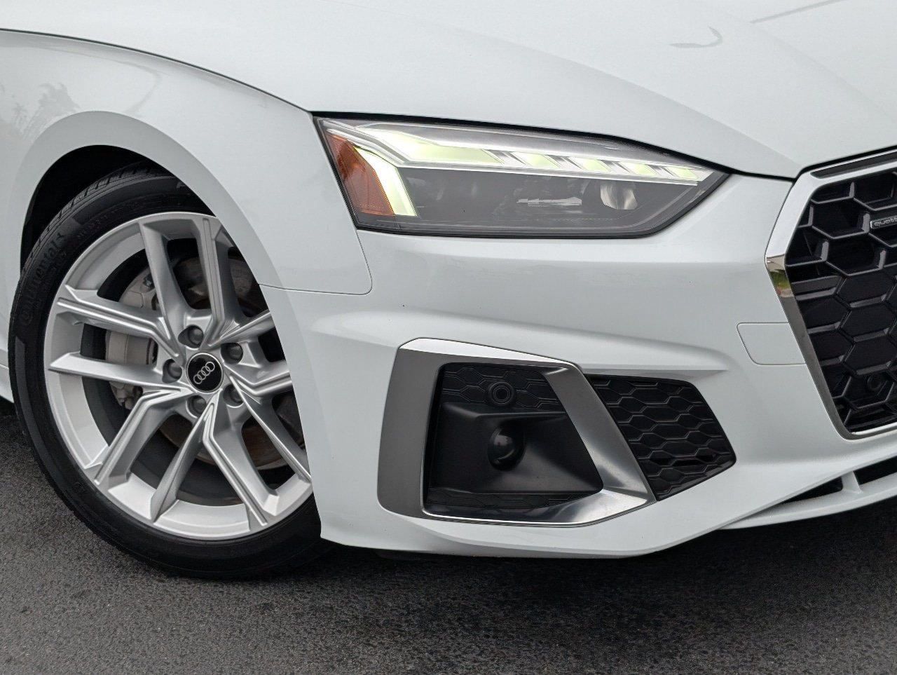 Certified Used 2023 Glacier White Metallic Audi 45 S Line Premium Plus image 2