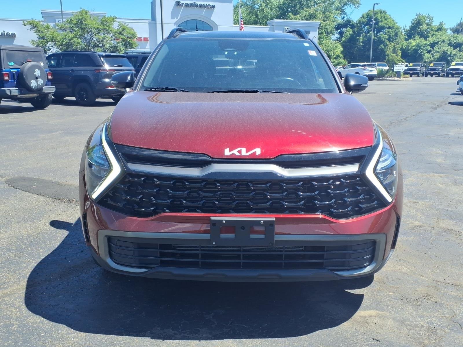 Certified Used 2023 Red Kia X-Line image 2