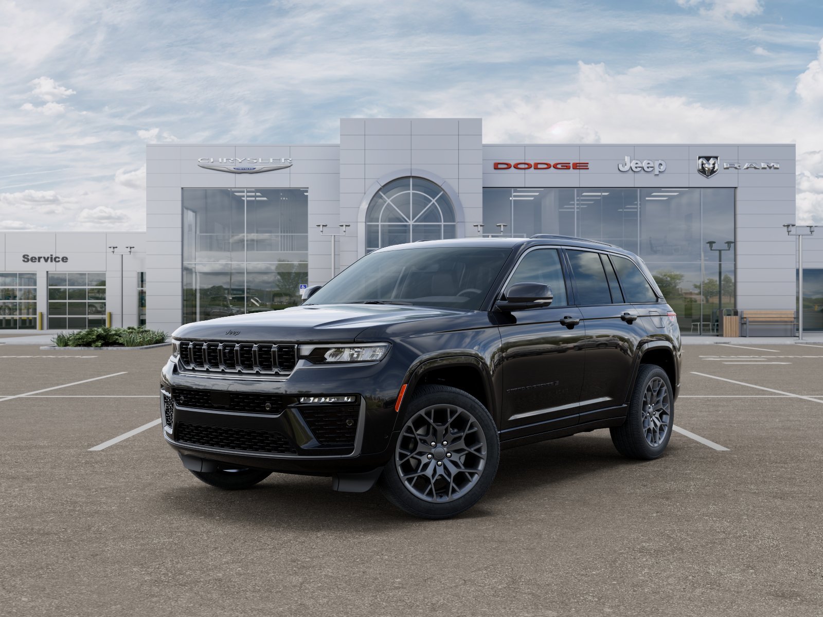 New 2026 Diamond Black Crystal Pearlcoat Jeep Summit image 27