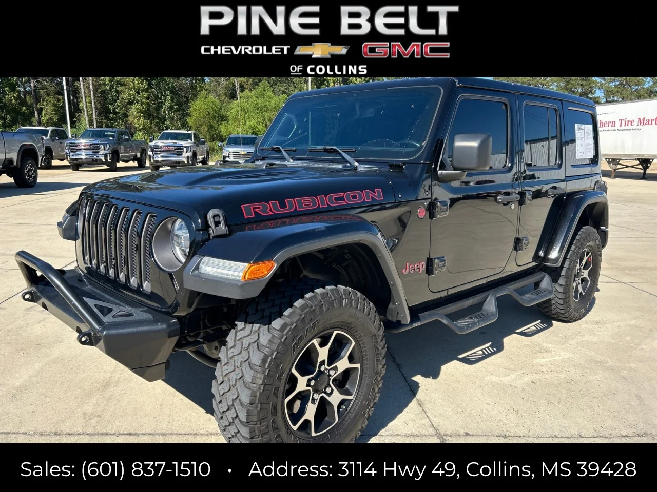 Used 2020 Black Jeep Rubicon image 1