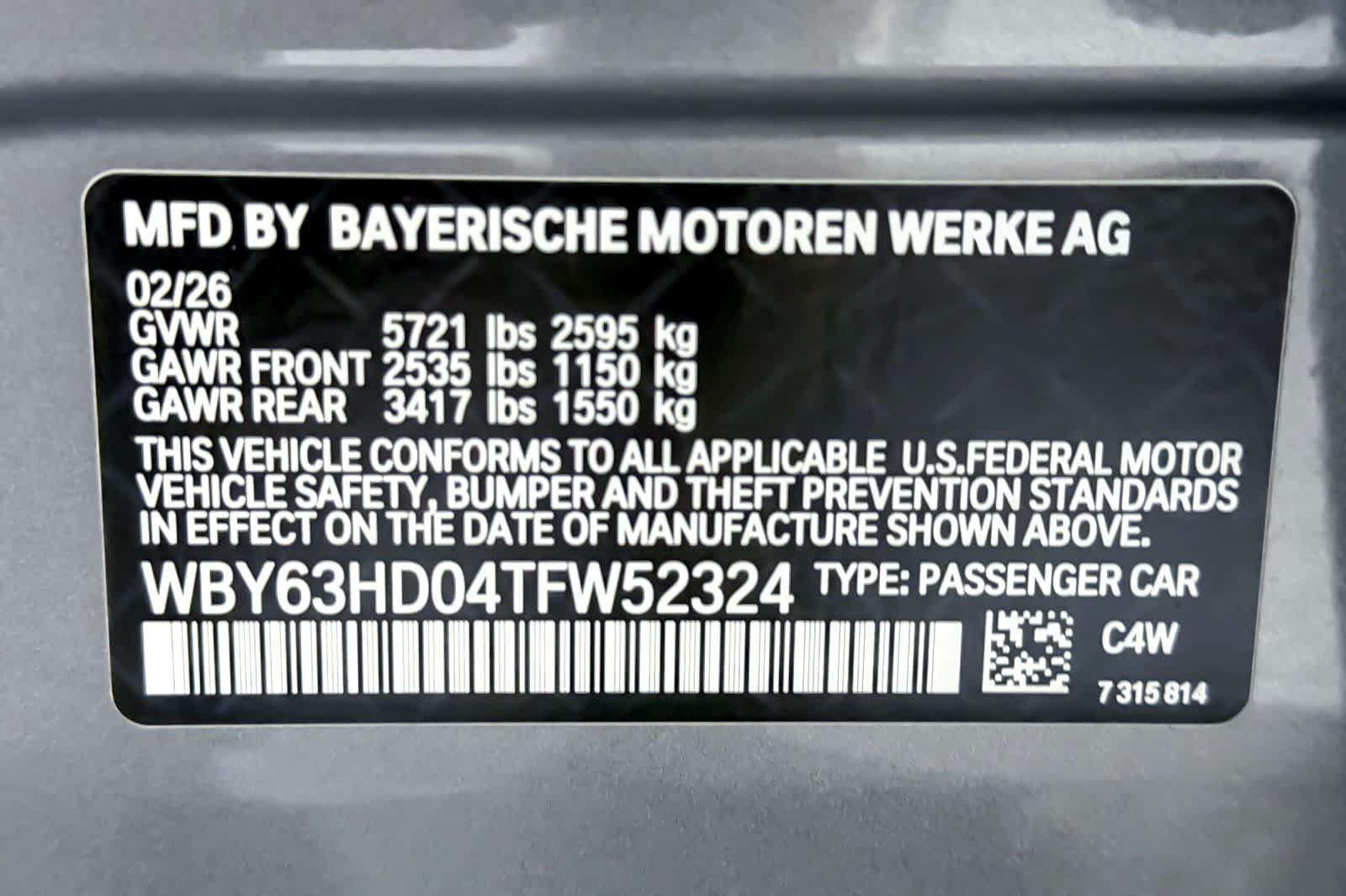 New 2026 Skyscraper Grey Metallic BMW eDrive40 image 26