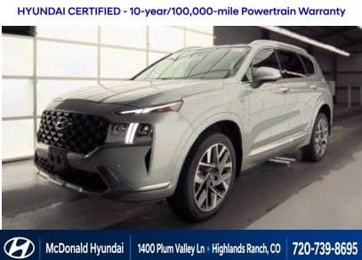 Certified Used 2023 Silver Hyundai Calligraphy image 1