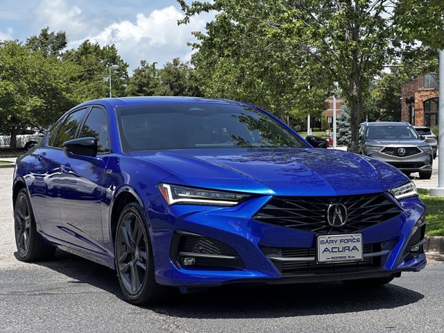 Used 2024 Apex Blue Pearl Acura SH-AWD w/A-Spec Package image 2