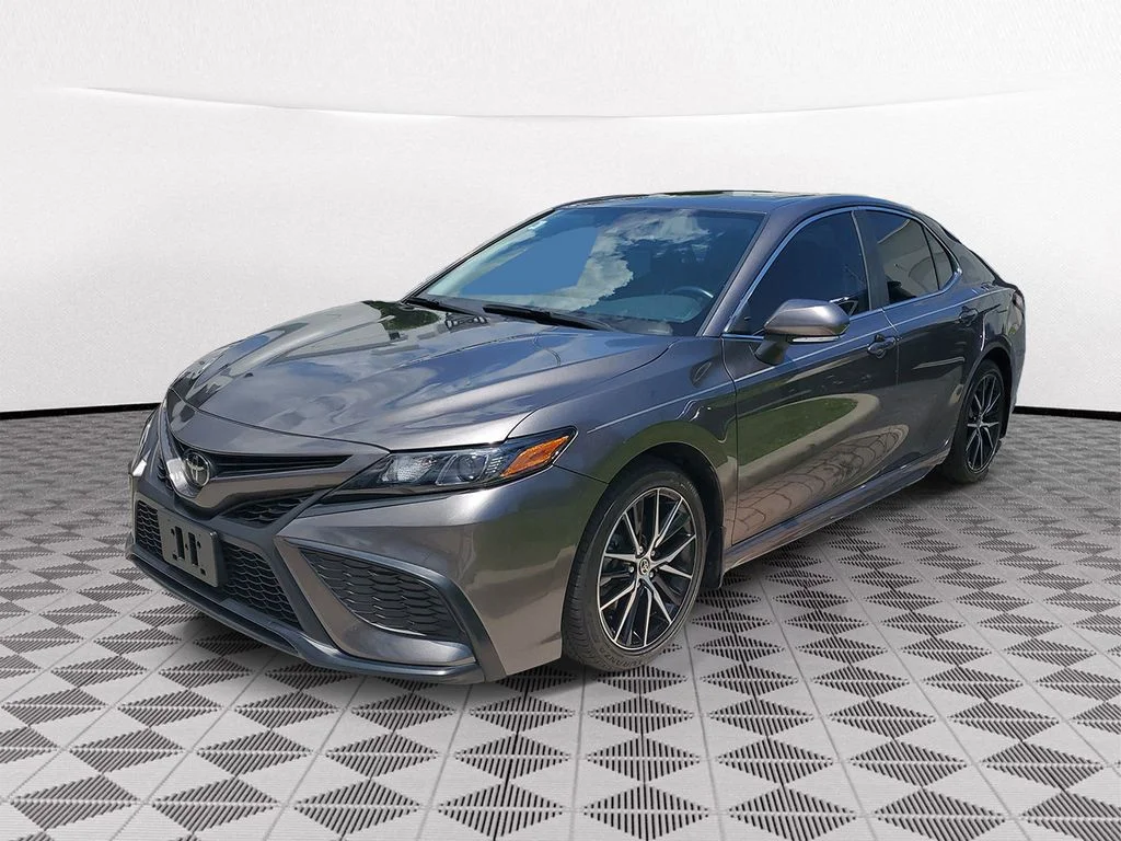 Used 2022 Gray Toyota SE image 3