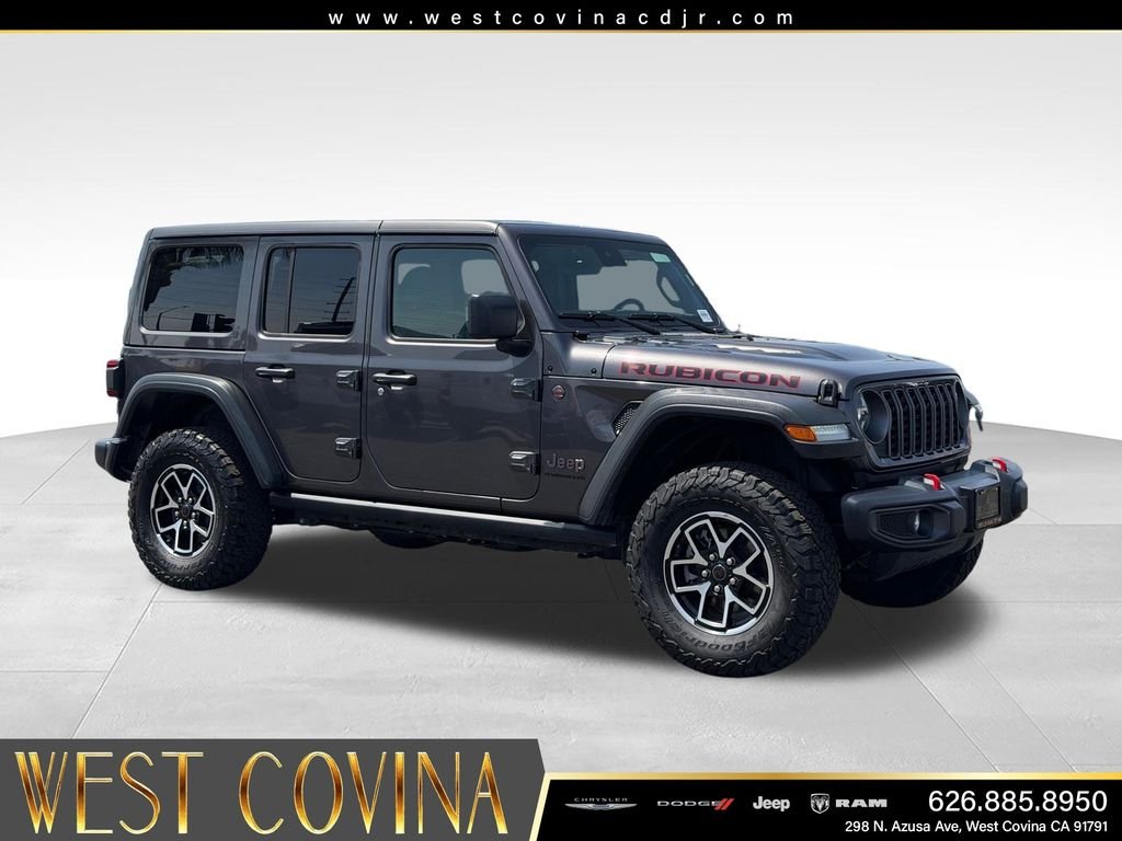 Certified Used 2025 Gray Jeep Rubicon image 1