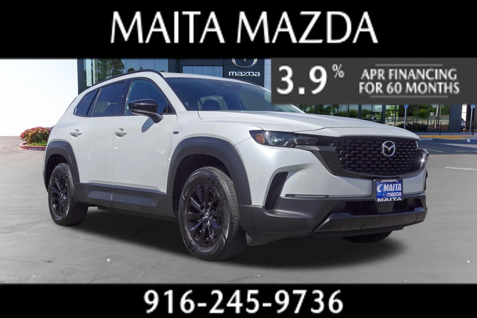 Certified Used 2025 Wind Chill Pearl Mazda Premium image 1
