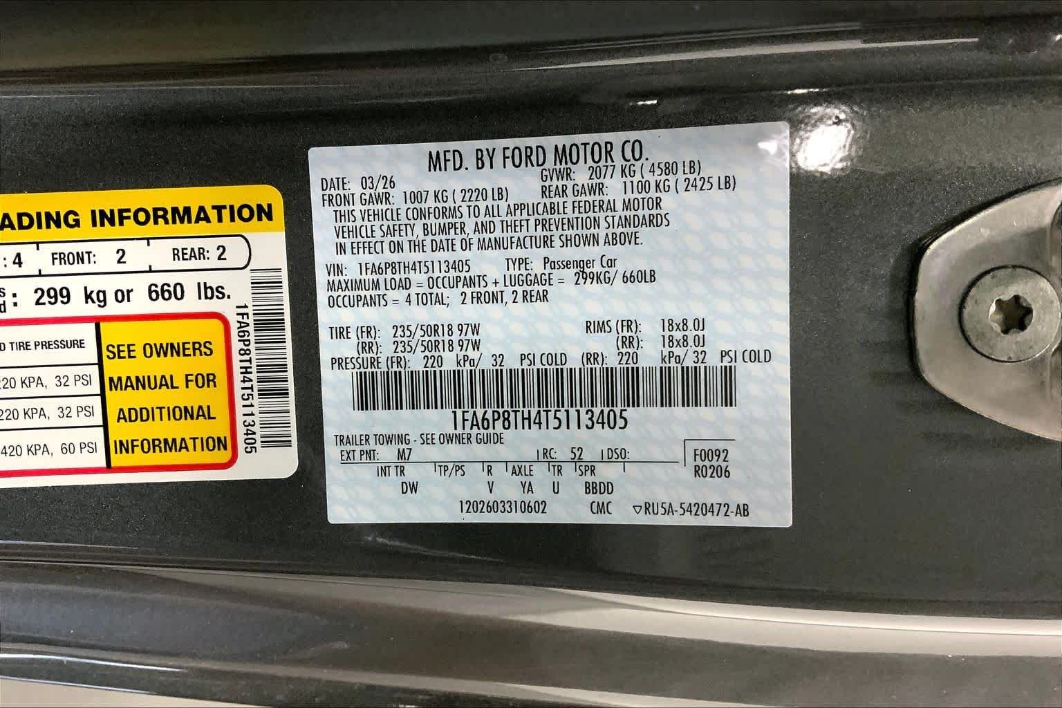 New 2026 Carbonized Gray Metallic Ford EcoBoost® Fastback image 20