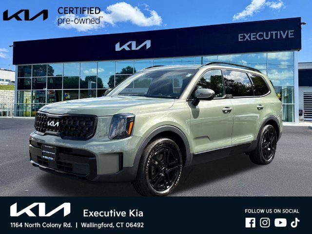 Certified Used 2024 Green Kia EX X-Line image 1