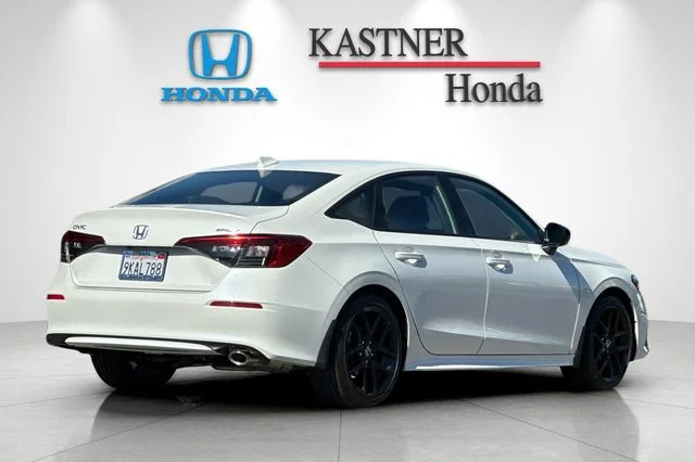 Certified Used 2024 Platinum White Pearl Honda 2.0L 4D SPORT image 5