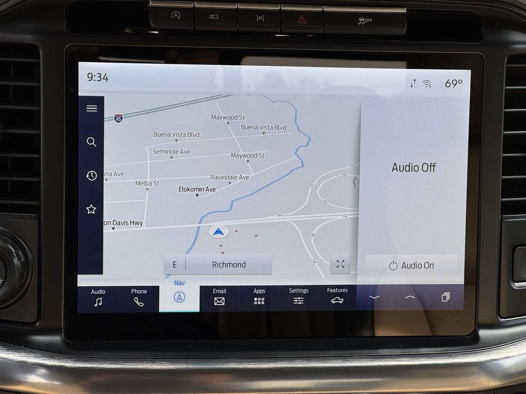 Used 2021 Blue Ford Lariat image 3