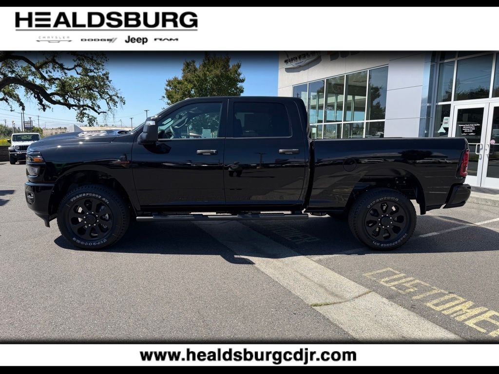 New 2026 Diamond Black Crystal Pearl-Coat Exterior Paint RAM Tradesman image 2