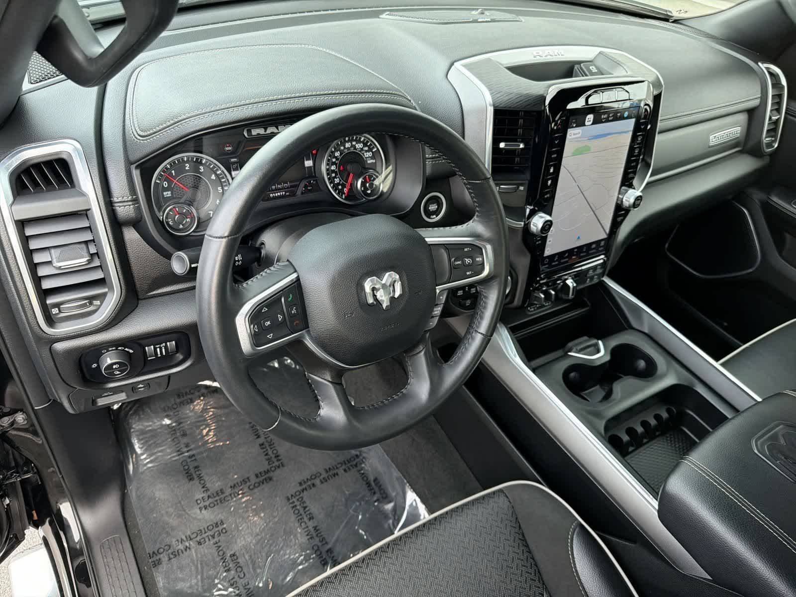 Used 2023 Diamond Black Crystal Pearlcoat Ram Laramie image 10