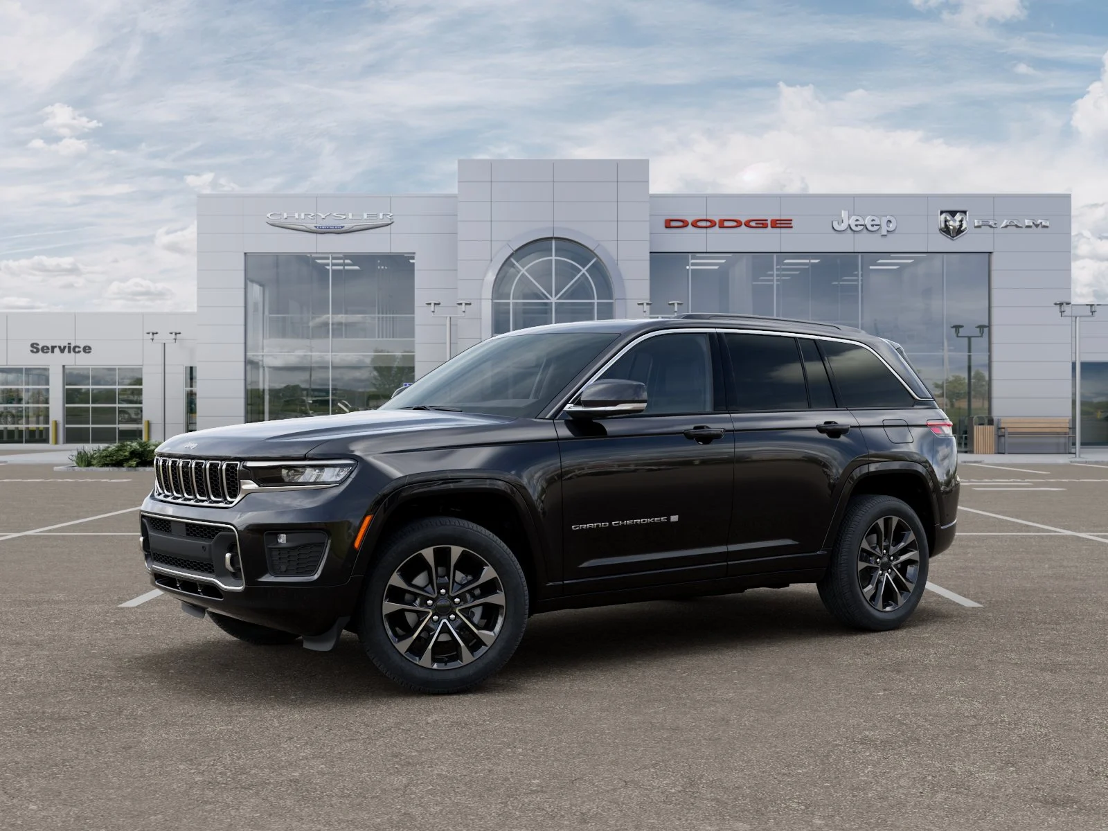New 2025 Diamond Black Crystal Pearl-Coat Exterior Paint Jeep Overland image 29