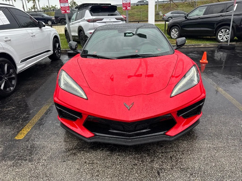 Used 2024 Torch Red Chevrolet Stingray image 1