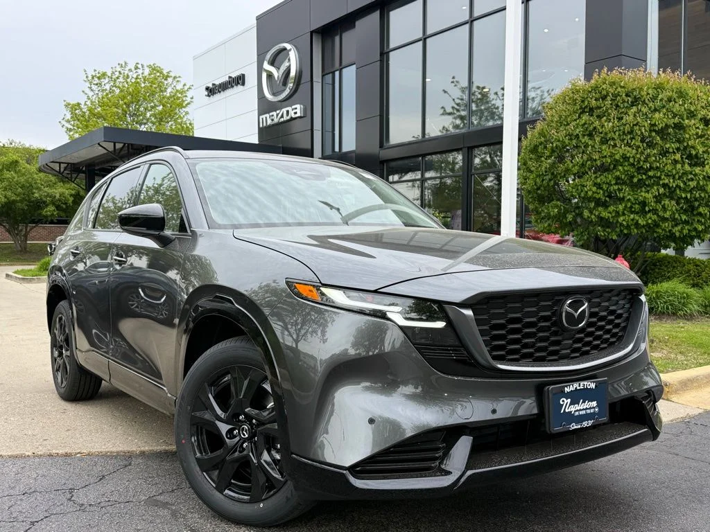 New 2026 Machine Gray Metallic Mazda 2.5 S Premium AWD image 1