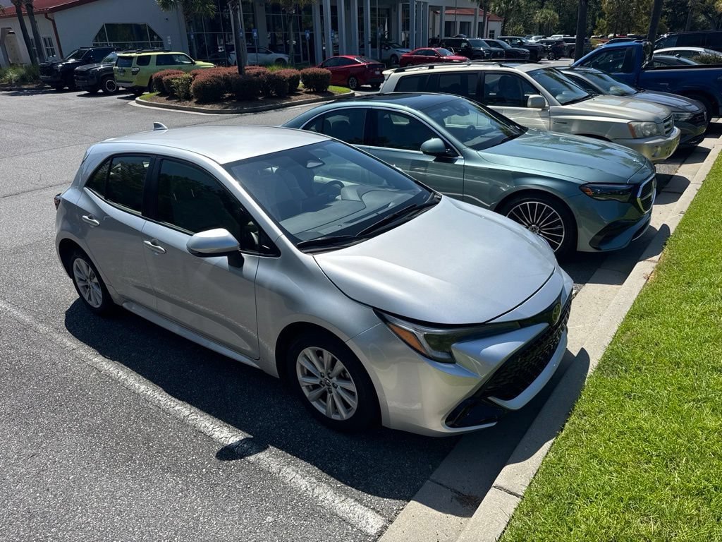 Used 2023 Silver Toyota SE image 2