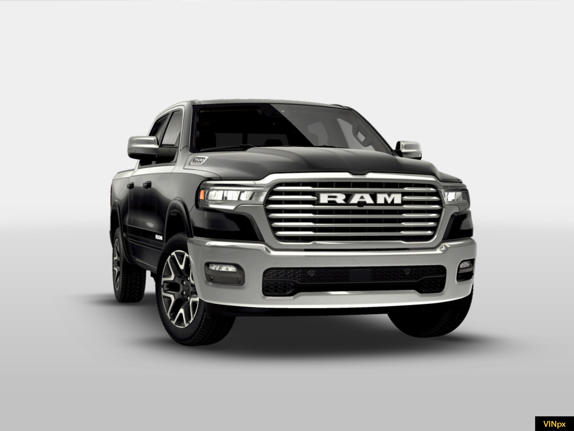 New 2026 Diamond Black Crystal Pearl-Coat Exterior Paint RAM LARAMIE image 16