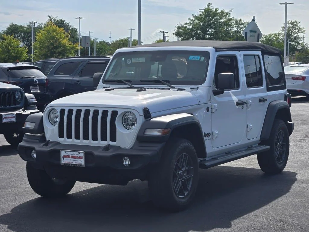 Certified Used 2024 White Jeep Sport S image 3