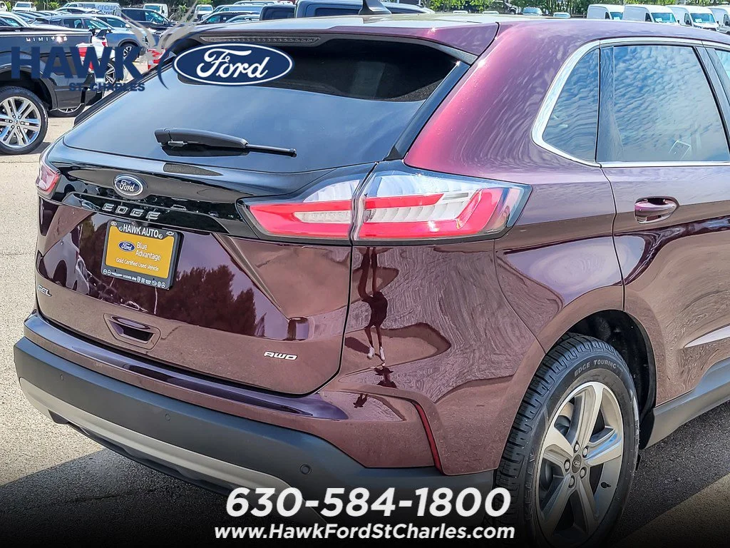 Certified Used 2023 Burgundy Ford SEL image 5