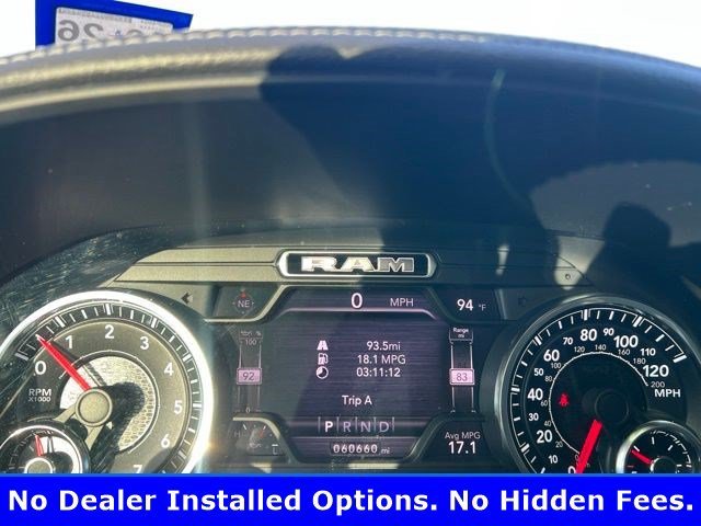 Used 2021 Billet Silver Metallic Clearcoat Ram Laramie image 8