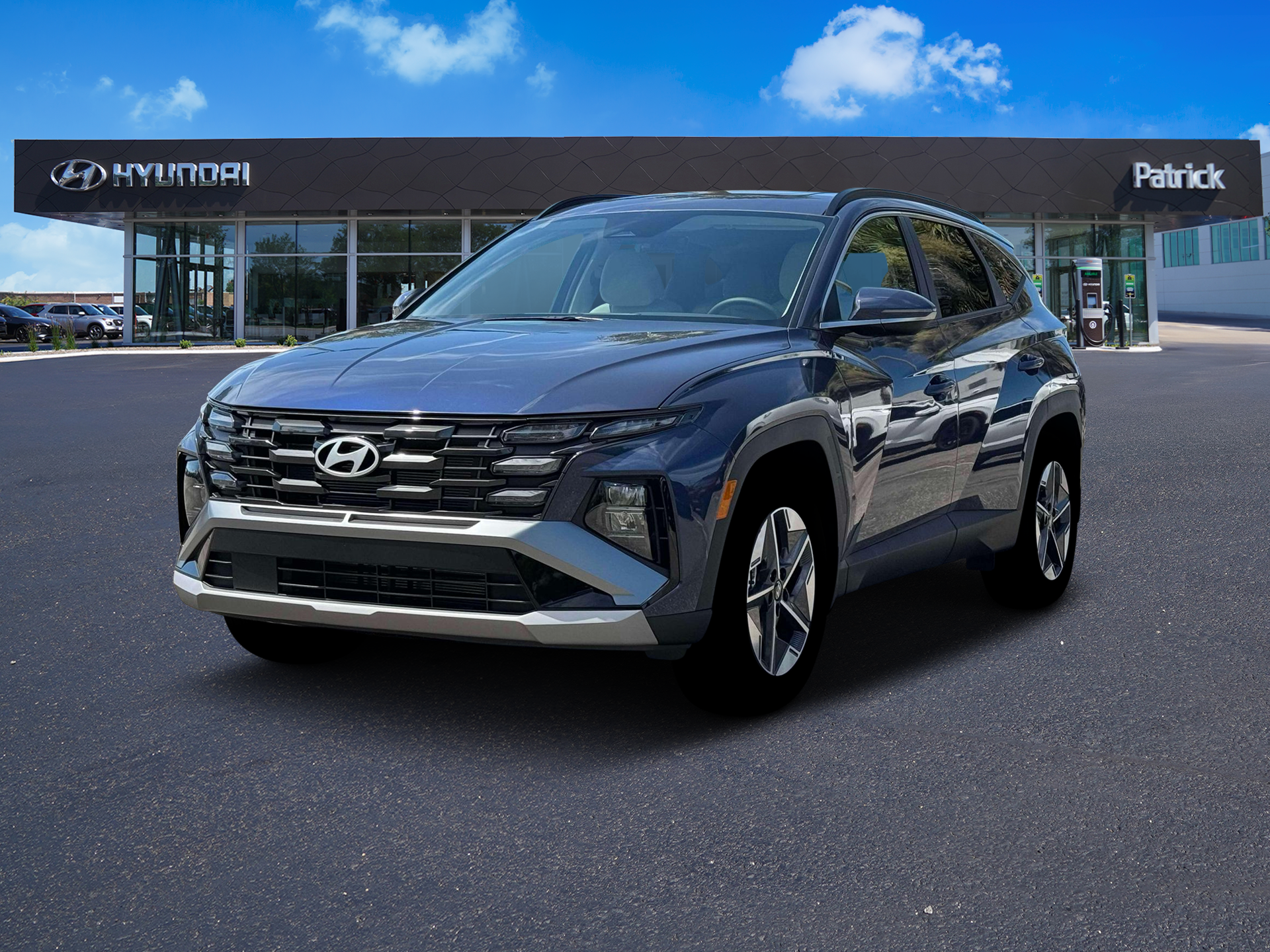 New 2026 Atlantis Blue Hyundai SEL Premium image 1